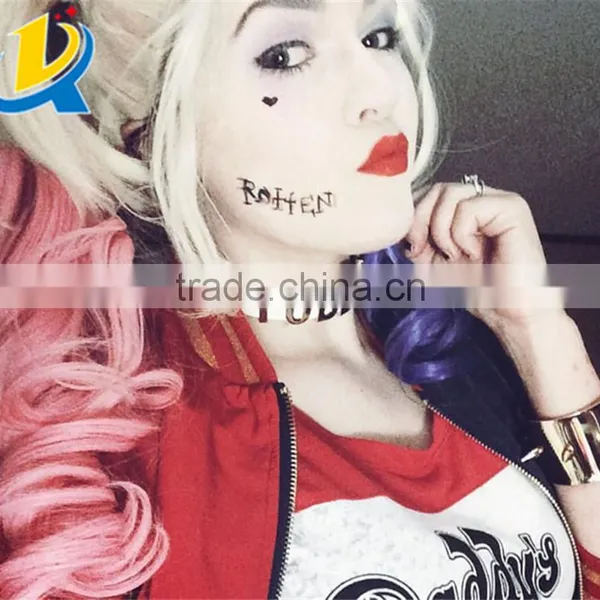 PUDDIN YES SIR for Suicide Squad Harley Quinn Choker Necklace Leather Choker Necklace Leather photo-3