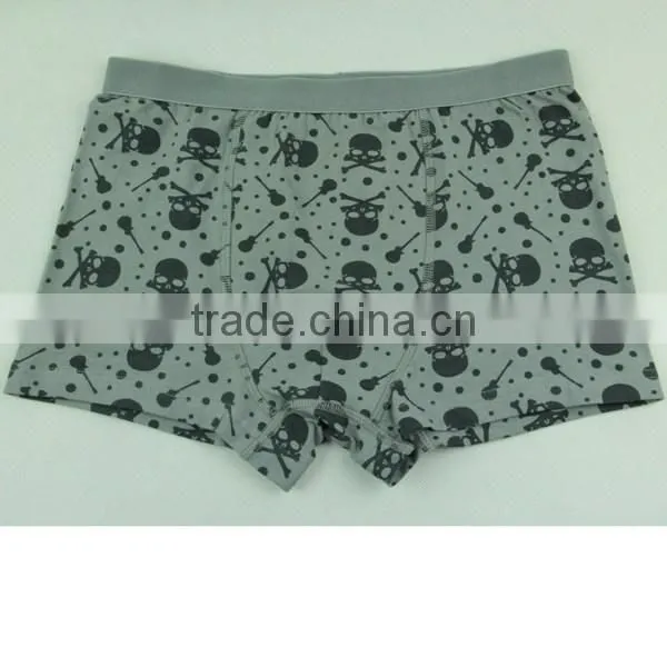 Custom Elastic Waistband Underwear Teen Sexy Boys Cotton Boxer photo-2
