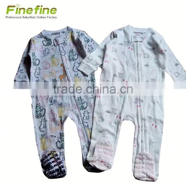 Newest Cotton Plain Colour Baby Romper photo-3