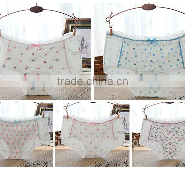 Women High Quality Cotton Underwear Young Girls Comfortable Panties photo-3