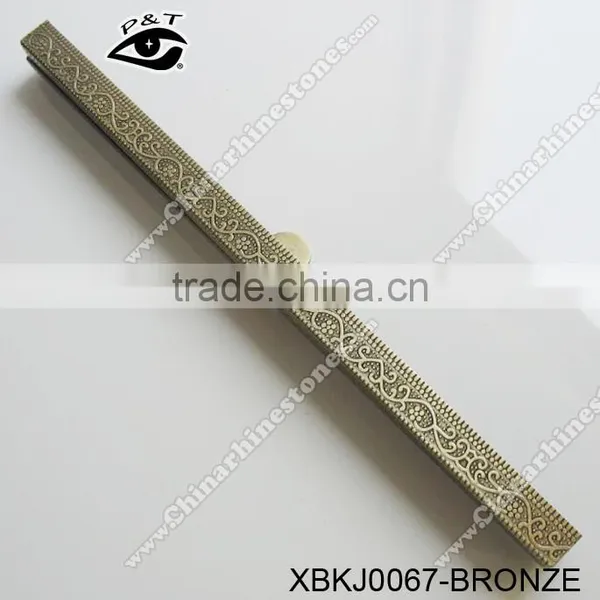 19CM Antique Flower Embossed Pattern Frames For Bags photo-2