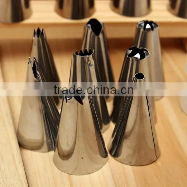 28pcs Nozzles Pastry Tube 1 Link Conversion Cake Cream Mounting Patterns Tool photo-5