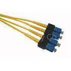 Singlemode PVC Optical Fiber Patch Cable , SC-SC SM 9 / 125 Fiber Optic Jumper Cables