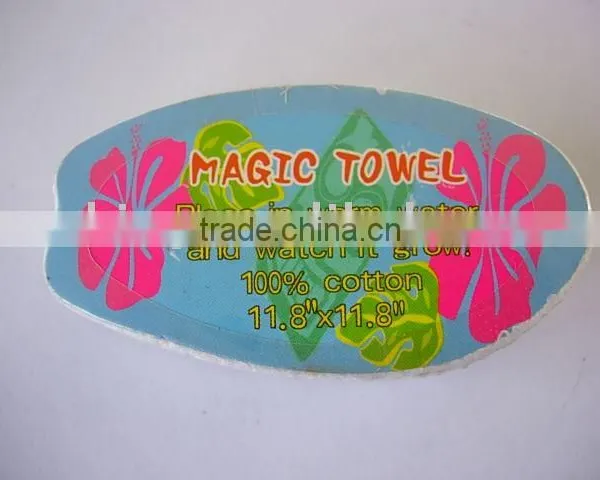 100% Cotton Bottle Shaped Compressed Towels photo-2