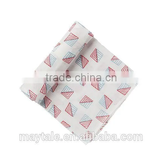 100% Organic Cotton Muslin Swaddle Blanket 47"x47" photo-5
