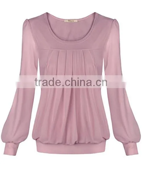 New Trendy Promtional White Lady Wear Blouse photo-4
