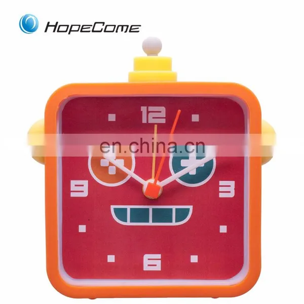Children Gift Cartoon Animals Silicone Desk Wholesale Clocks photo-5
