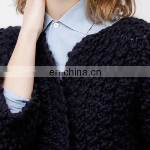 Formal Open Front Handmade Knitted Cardigan Sweater photo-6