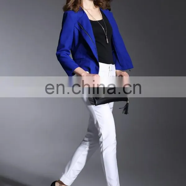 OEN/ODM Round Neck With 3/4 Long Sleeves Office Lady Formal Jackets photo-3
