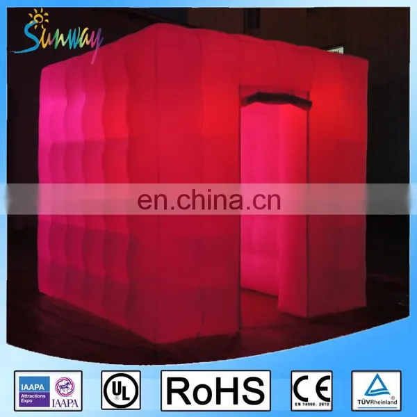 Changing Colors Inflatable Tent With LED Light Photo Booth With A Remote Controller