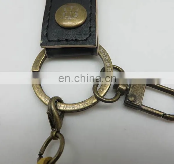 Various Kinds Personalized Design PU Leather Souvenir Keychain photo-3