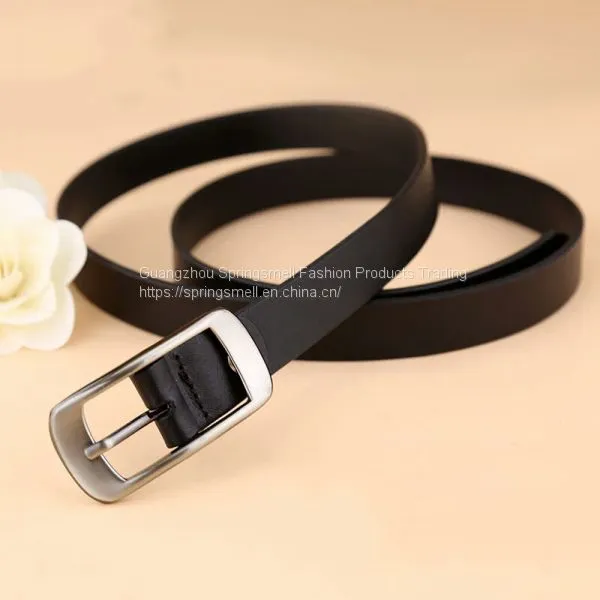 Wholesale Pin Buckle Lady Belts Fashionable Genuine Cow Leather Women Belt
