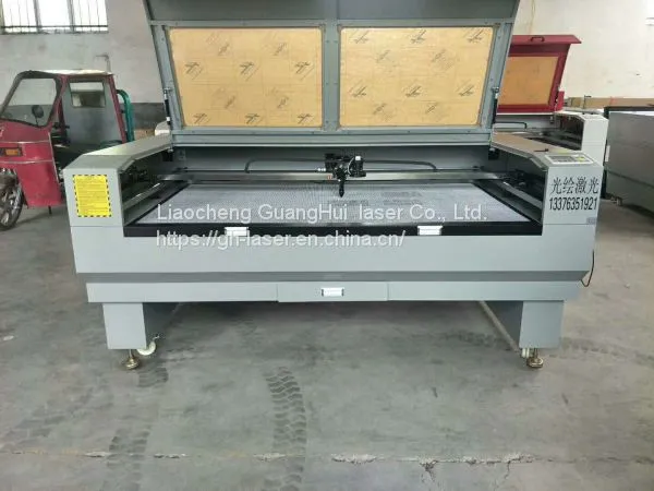 GuangHui 1810 Laser Cutting Machine Plush Toy Fabric Leather Acrylic Wood PVC Seat Mat Non-woven Fabrics and Other Non-metallic Cutting Manufacturers Customized