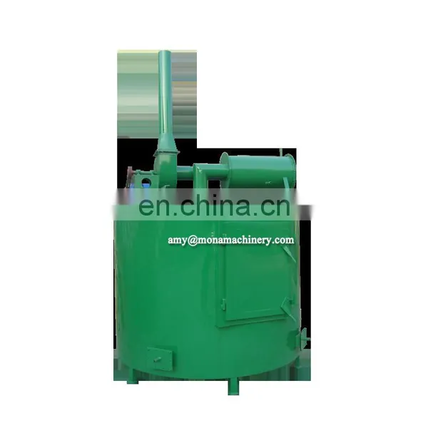 wood charcoal carbonization oven / smokeless wood chips carbonization furnace