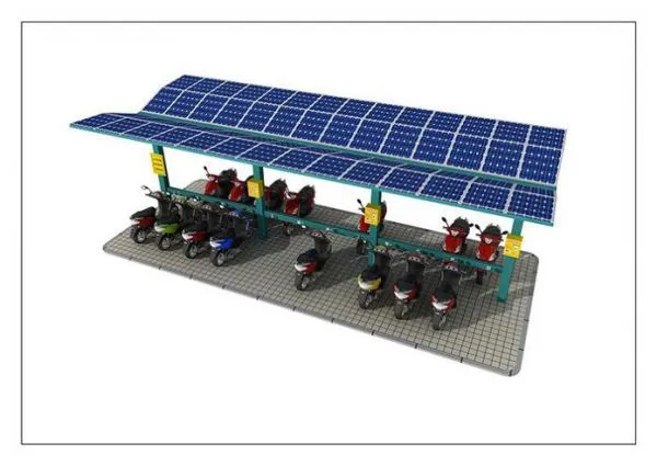 Cantilever Solar Carport Solar Panel Carport Roof Aluminum Alloy photo-2