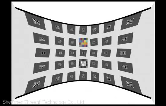 Sine Image YE0219 Automotive Cameras Pre-distortion Test Chart Customized Available Cameras Distorted Charts