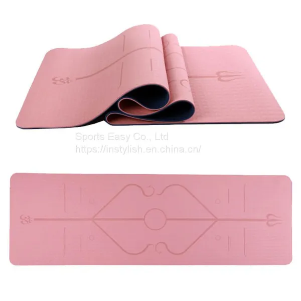 Factory Selling Non-slip TPE Yoga Mat Fitness Pilates Mat Dropshipping for Yoga Studio