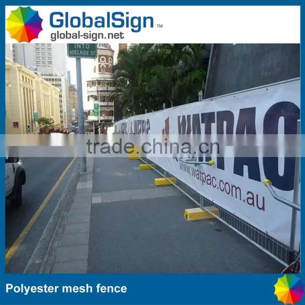 Polyester Mesh Fabric Fencing For Sport Advertising From Shanghai GlobalSign photo-4