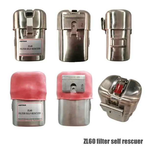 60 Minutes Carbon Monoxide Filtering Self Rescuer Respirator