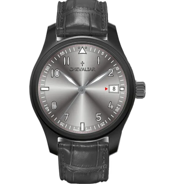 Stainless Steel Water Resistance Fashion Watches Genuine Leather Quartz Man Watch photo-4