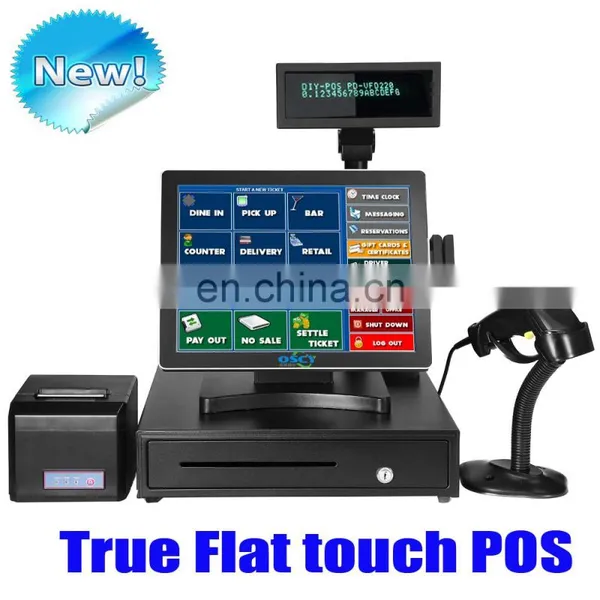 12 Inch Waterproof Tablet pc Pos Machine All in One Window Cash Register Pos System photo-3