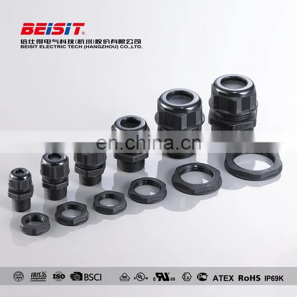 M20 X1.5 UL CE Certificated Single Hole And Double Hole 16 Ip68 Waterproof Solar Cable Entry Gland photo-3
