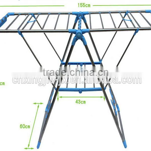 Foldable Laundry Stainless Steel Towel Steel Rack photo-4