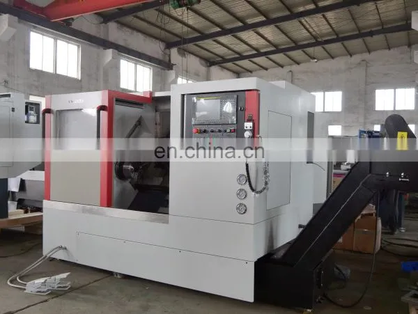 2021 Hot Selling High Precision CK40L Full-automatic Slant Bed Cnc Lathe Machine for Metal Working photo-3