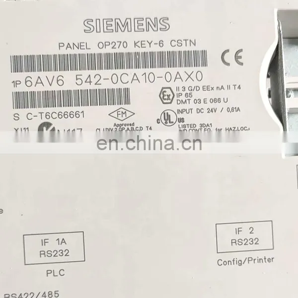 Original Siemens SIMATIC Color Display Operator Panel 6AV6542-0CA10-0AX0 photo-5