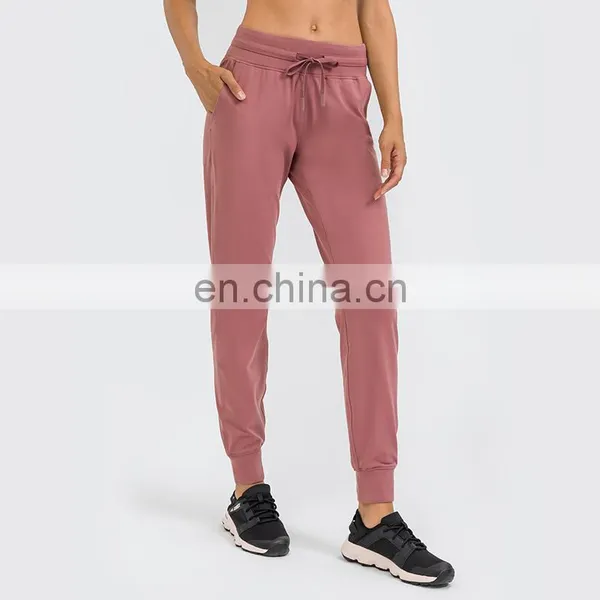 1 Pcs MOQ Custom Logo New Arrival Super Good Quality Women Workout Running Gym Yoga Training Jogger Pants photo-4
