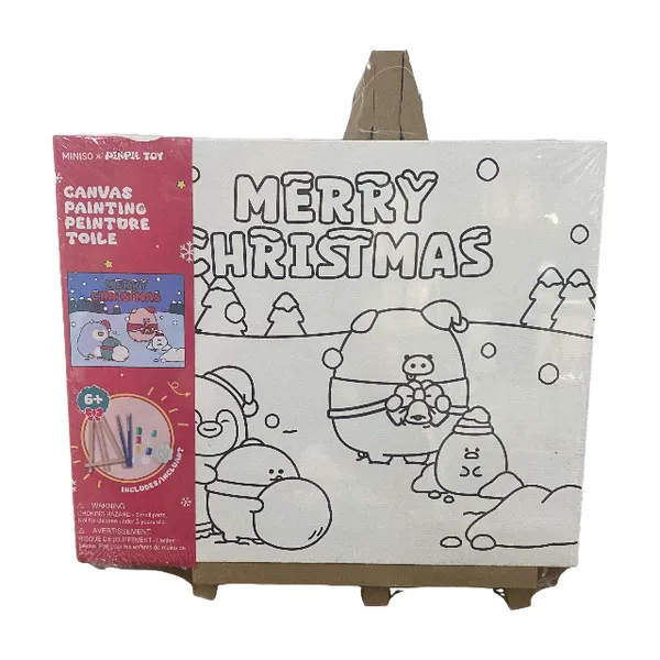 Preprinted Digital Stretched Canvas Board With Acrylic Paints Set Free Custom Painting Set For Sale photo-5