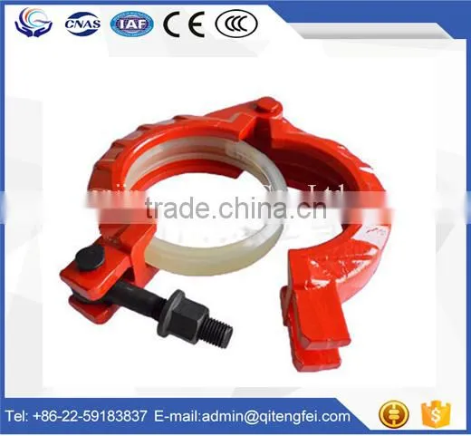 China Factory Manfacturer Long Bolt Concrete Pump Pipe Clamp Coupling photo-4