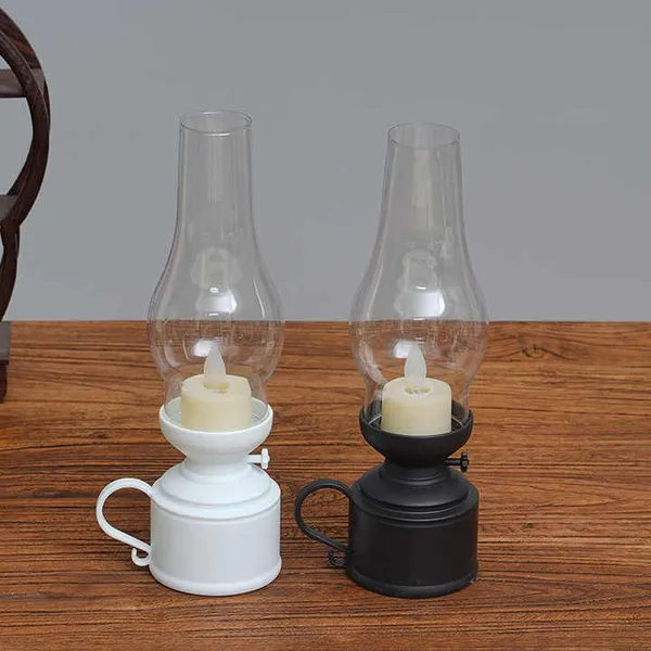 Retro Electronic Lamps, LED Candle Light for Halloween & New Year Scene Decor photo-2