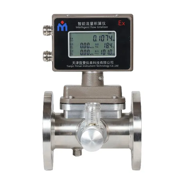 Petroleum and Chemical Industry RS485 Turbine Gas Flowmeter for LPG CNG photo-2