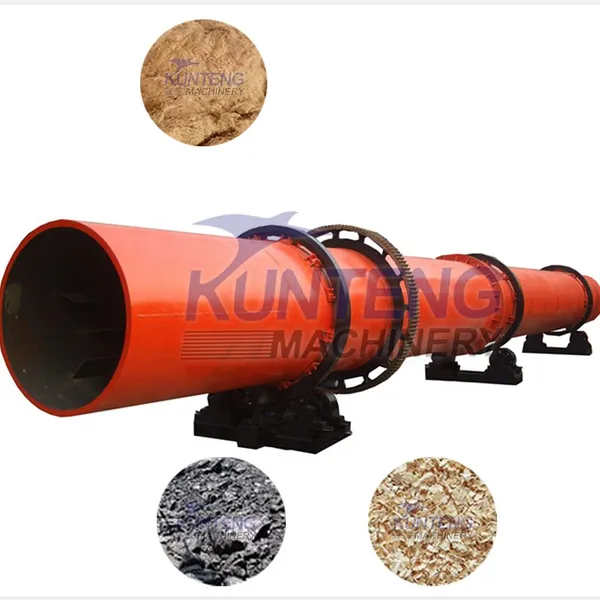 Sécheur rotatif EPC à haute efficacité pour la paille de riz, la coque de noix de coco, les fibres, les résidus de légumes et la lignite
