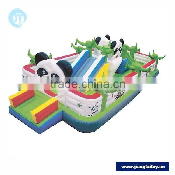 Panda Children's Games JT-14301B Giant Commercial Outdoor Kids Inflatable Bouncers Slide for Sale