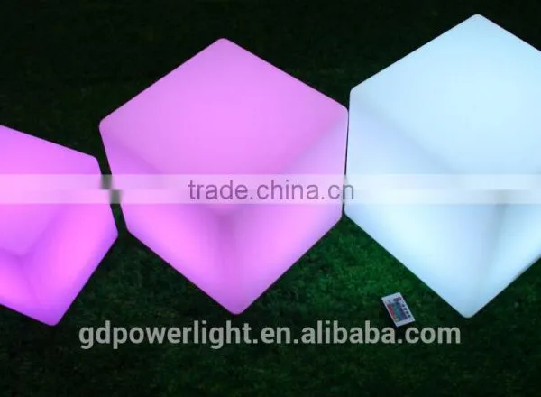 Rechargeable LED Light Decotative Cube With Remote Control YXF-3030 photo-2