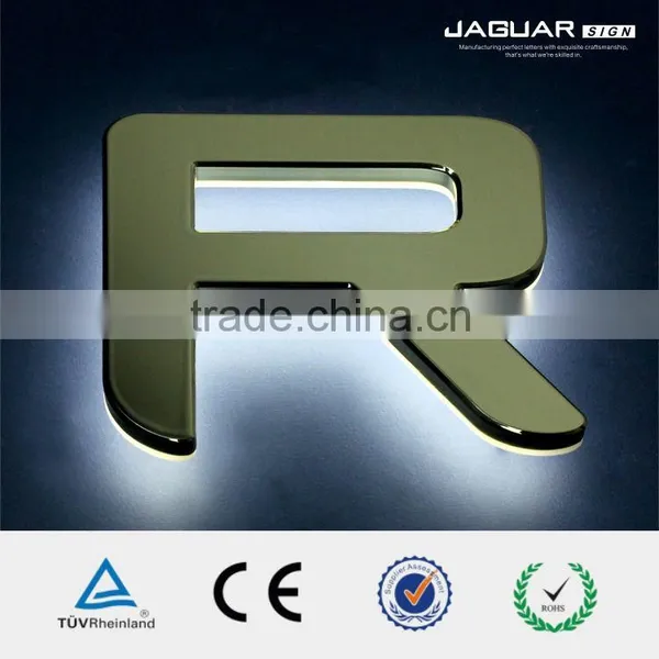 Color Changing Outdoor Usage Stainless Steel Backlit Led Display Illuminated Letter Sign photo-5