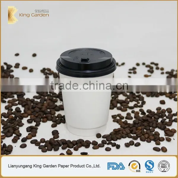 White Paper Coffee Cups With Lids photo-4