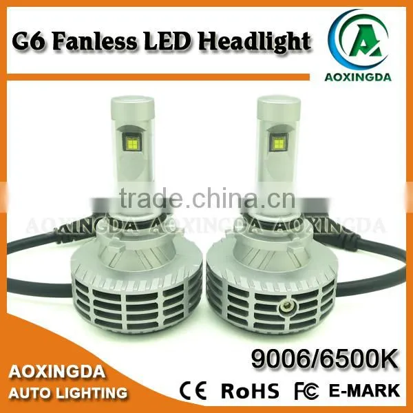 3000K 4300K 6500K 8000K 10000K G6 All in One LED Headlight 9006 6000LM photo-3