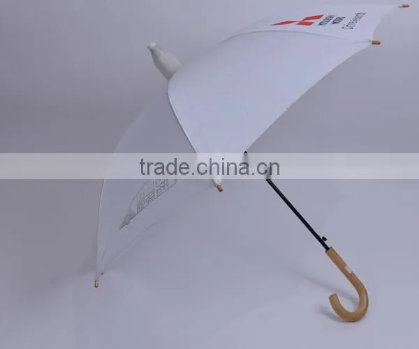 High Quality Polyester Pongee Waterproof Fabric Straight Umbrella