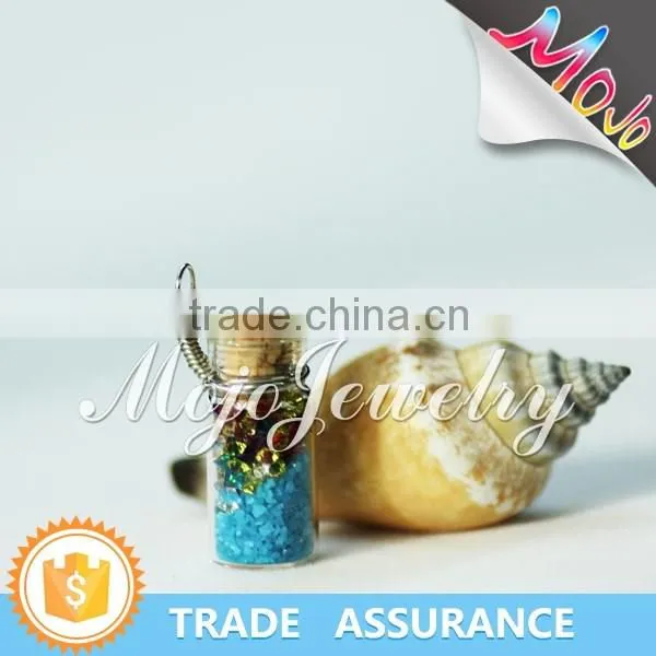 Women Fashion Natural Stone Pieces Wish Bottle Popular Charm Necklaces for US Distributors