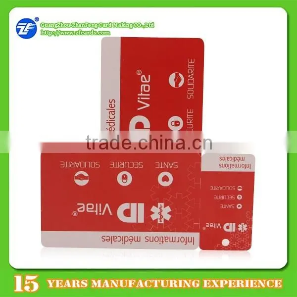 Customer Printed (85.5+28)*54mm Pvc Combo Cards photo-5