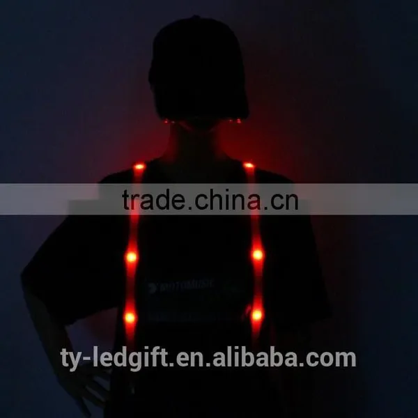 2015 New Products Suspenders Colorful Glowing Led Suspenders photo-3