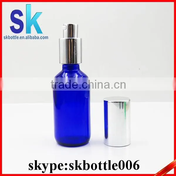 Blue Buston Glass Bottle 30ml With Glass Sharp Dropper photo-5