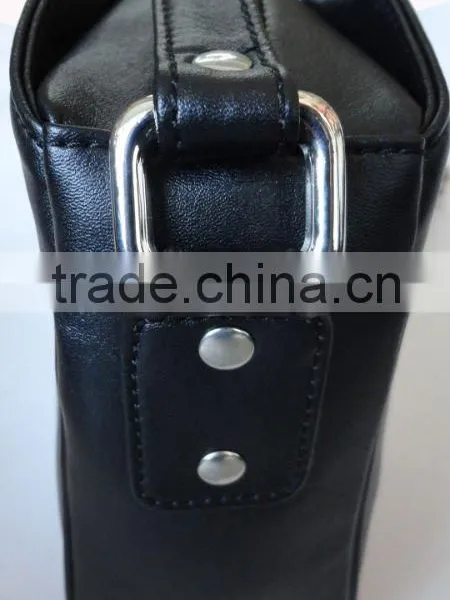 Black Genuine Leather Shoulder Bag