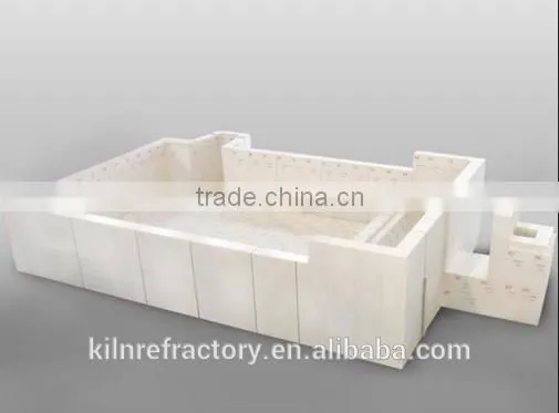 Refractory Brick Factory Fused Cast AZS Insulating Fire Brick photo-5
