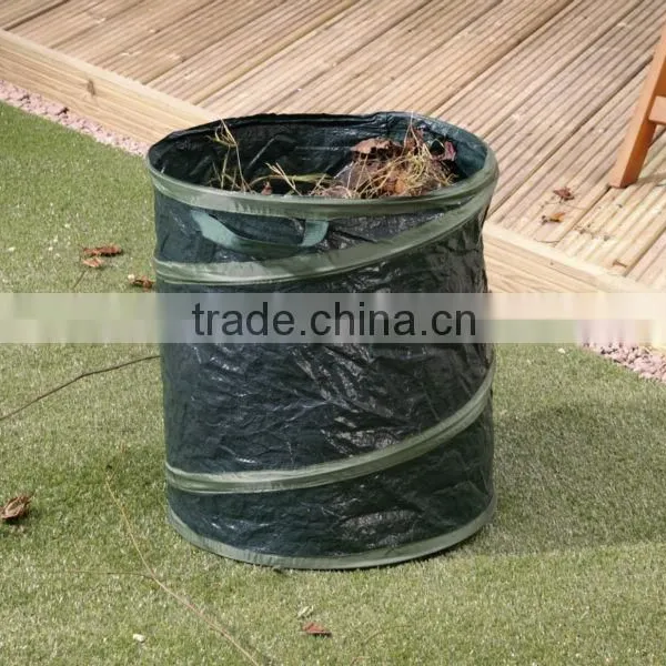 Popular PP/PE Pop-Up Garden Refuse Bags ,Recycle Garden Tip Bags,Leaf Garden Collector Bags
