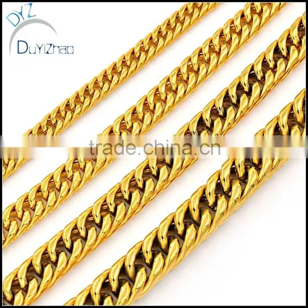 High Quality Stainless Steel Curb Cuban Mens Chain Bracelet Gift photo-3