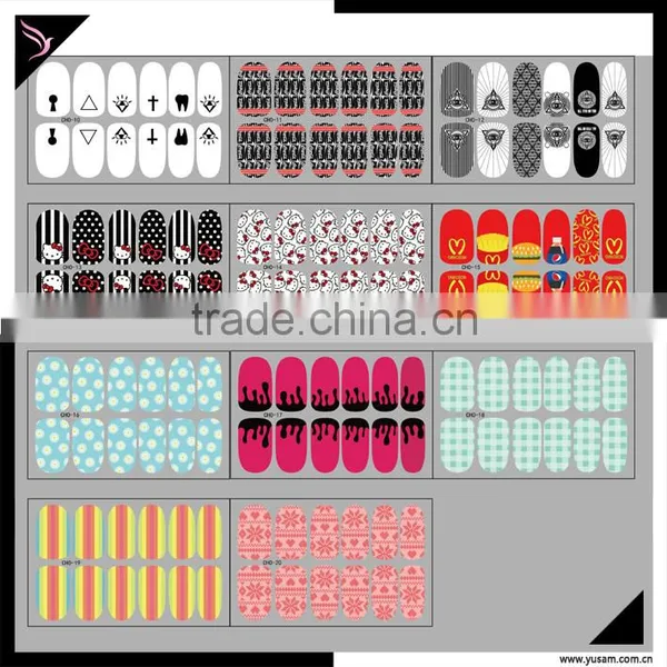 Girls Party Dresses 3D Nail Art Beauty Sticker Nail Sticker photo-3
